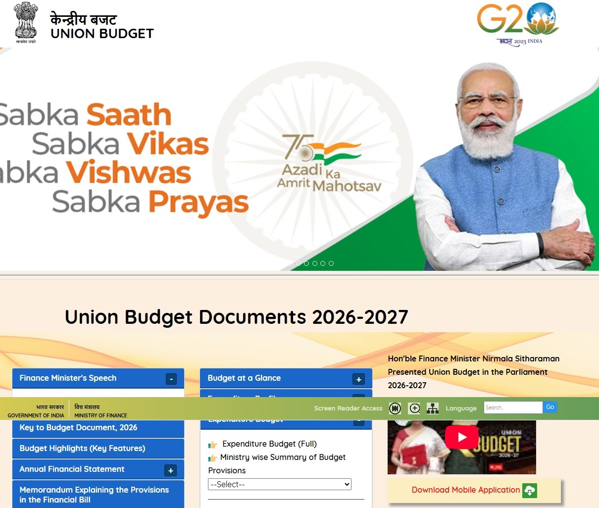 India Government Budget 2026–27 Highlights | Internetcafe Web