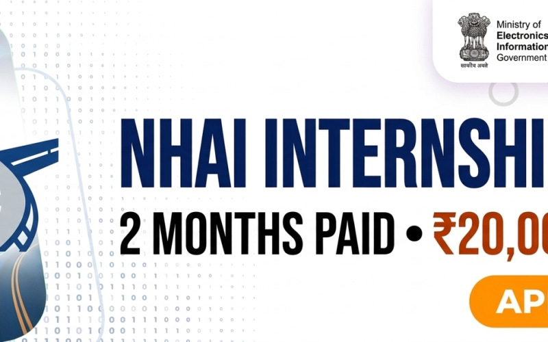 NHAI Summer Internship 2026: Earn ₹20,000/Month While Gaining Industry Experience